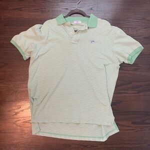 Southern Tide Striped Skipjack Polo (L)